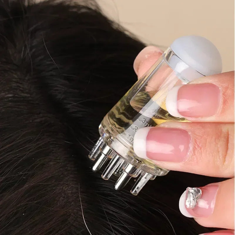 Hair Oil Applicator – Precise Scalp Oiling Bottle