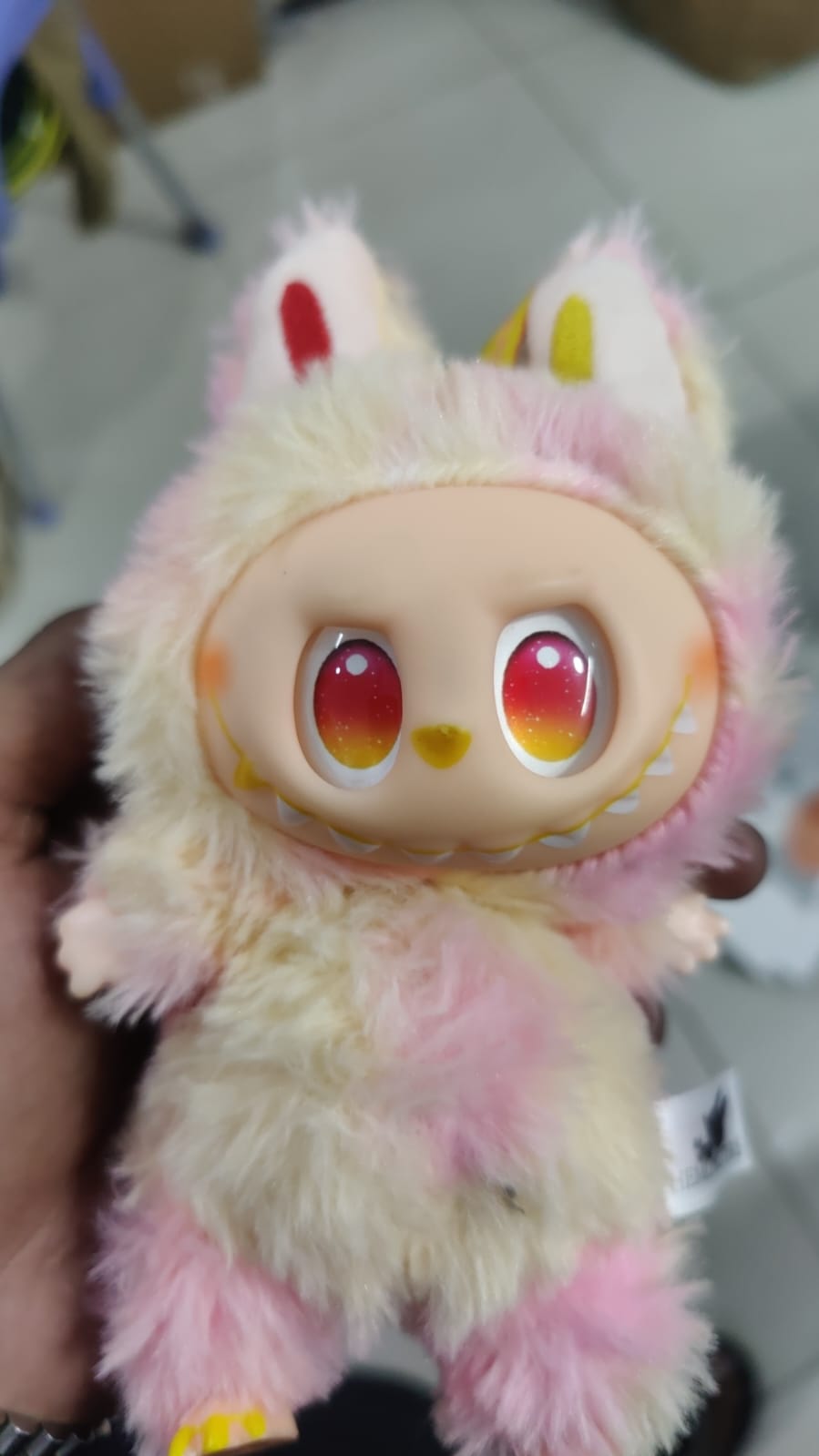 Labubu Plush Keychain – Cute Collectible Pendant for Bags, Backpacks & Keys | Soft Toy Charm Gift for Kids & Girls
