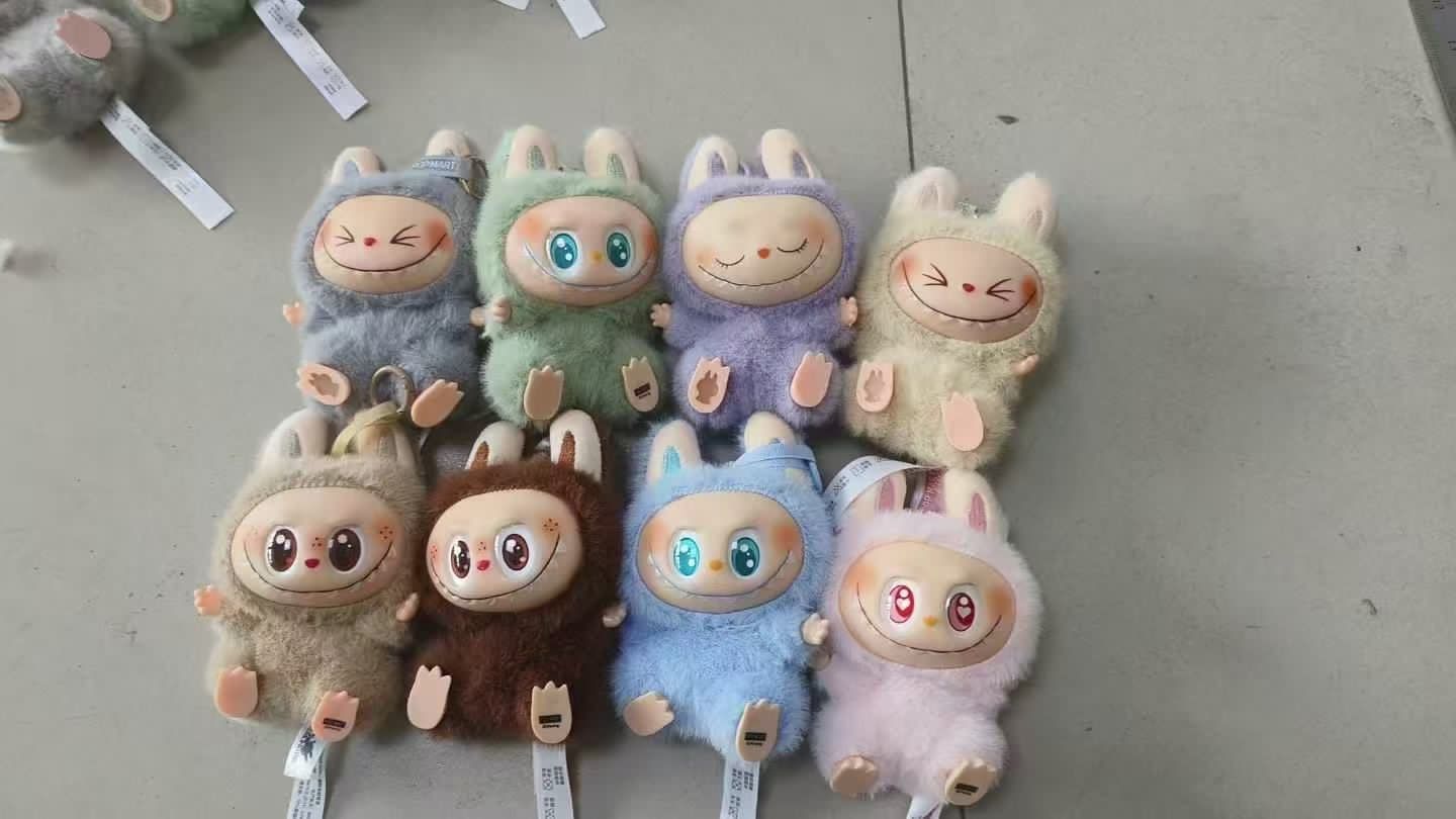 Labubu Plush Keychain – Cute Collectible Pendant for Bags, Backpacks & Keys | Soft Toy Charm Gift for Kids & Girls