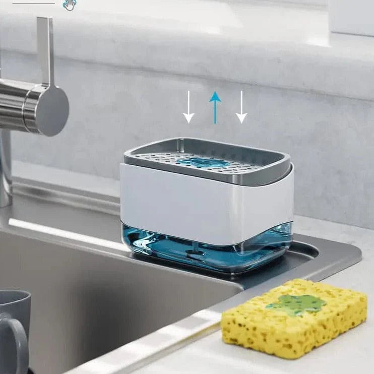 2 In 1 Caddy Soap Dispenser, Automatic Liquid Soap Dispenser, Caddy Soap Dispenser