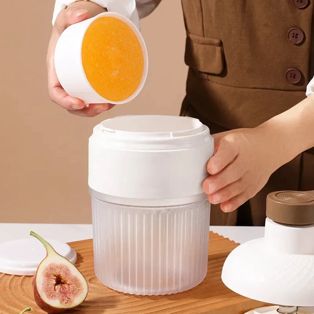 Manual Ice Crusher with Bowl – Easy Handheld Ice Shaver