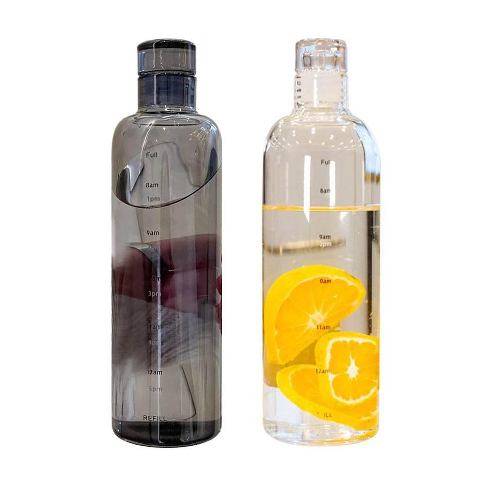 BPA-Free Time Marker Water Bottle – Stay Hydrated All Day