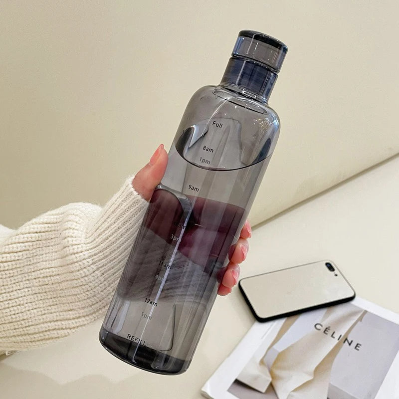 BPA-Free Time Marker Water Bottle – Stay Hydrated All Day