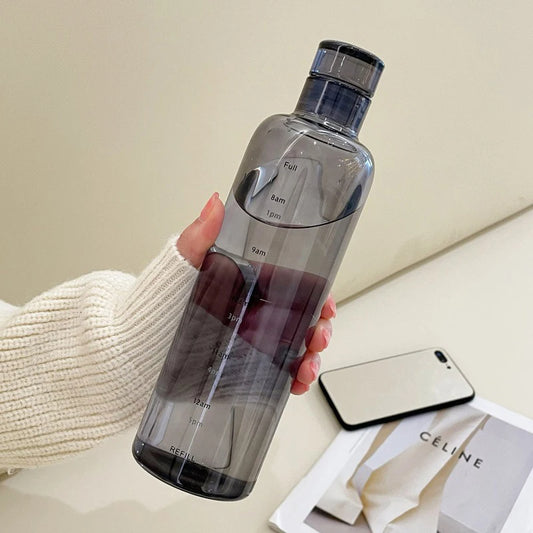 BPA-Free Time Marker Water Bottle – Stay Hydrated All Day