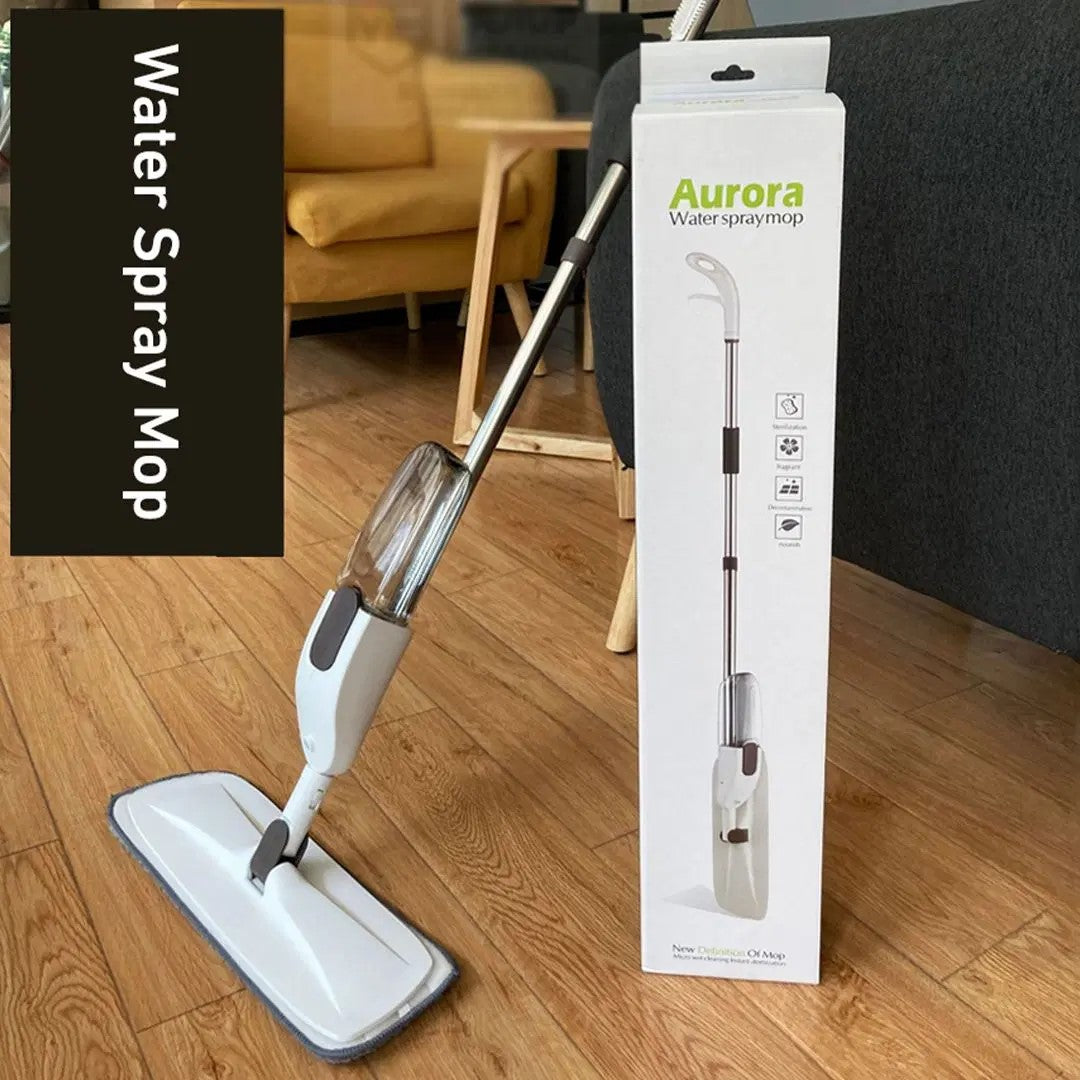 Spray Mop for Floor Cleaning – Wet & Dry Mop with Refillable Bottle, Microfiber Pads & Scrubber | For Hardwood, Laminate, Wood & Ceramic Floors