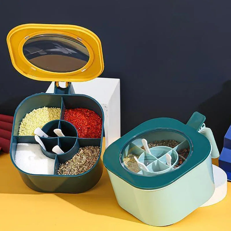 Multi-Compartment Seasoning Box