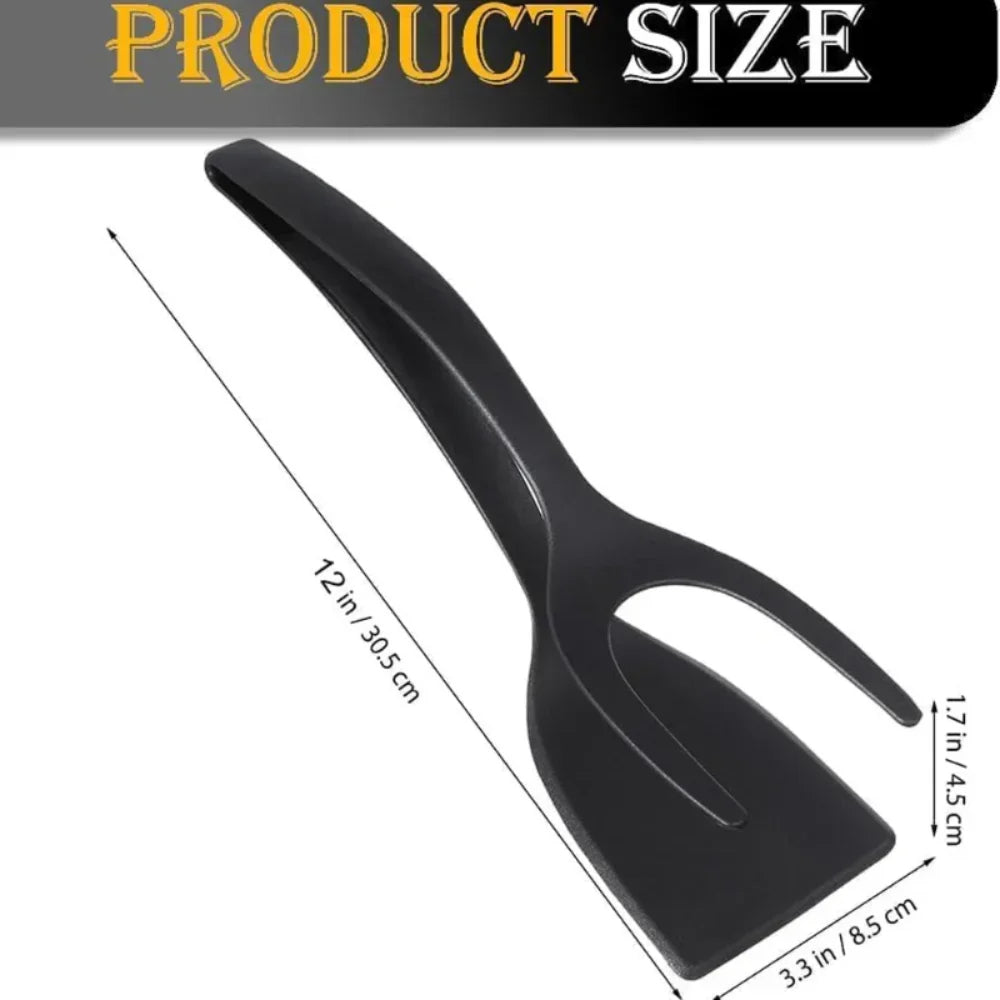 Silicone Turner Tongs for Eggs & Pancakes