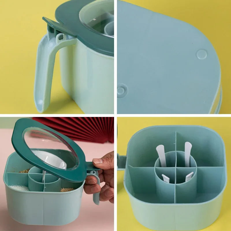 Multi-Compartment Seasoning Box