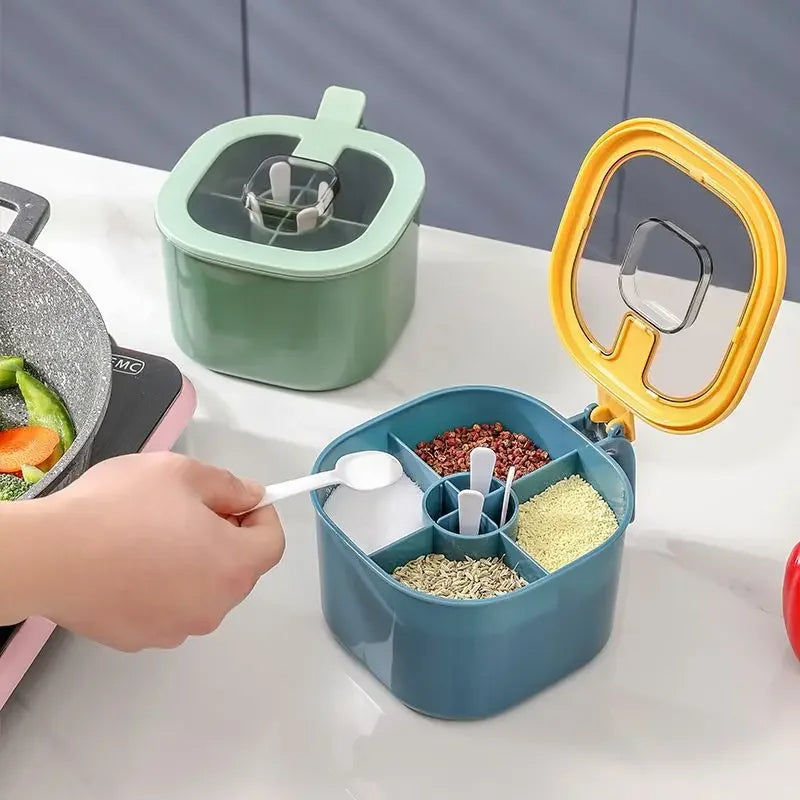 Multi-Compartment Seasoning Box