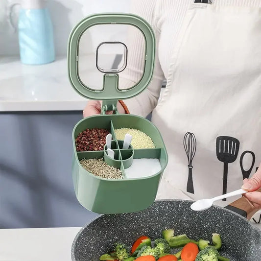 Multi-Compartment Seasoning Box