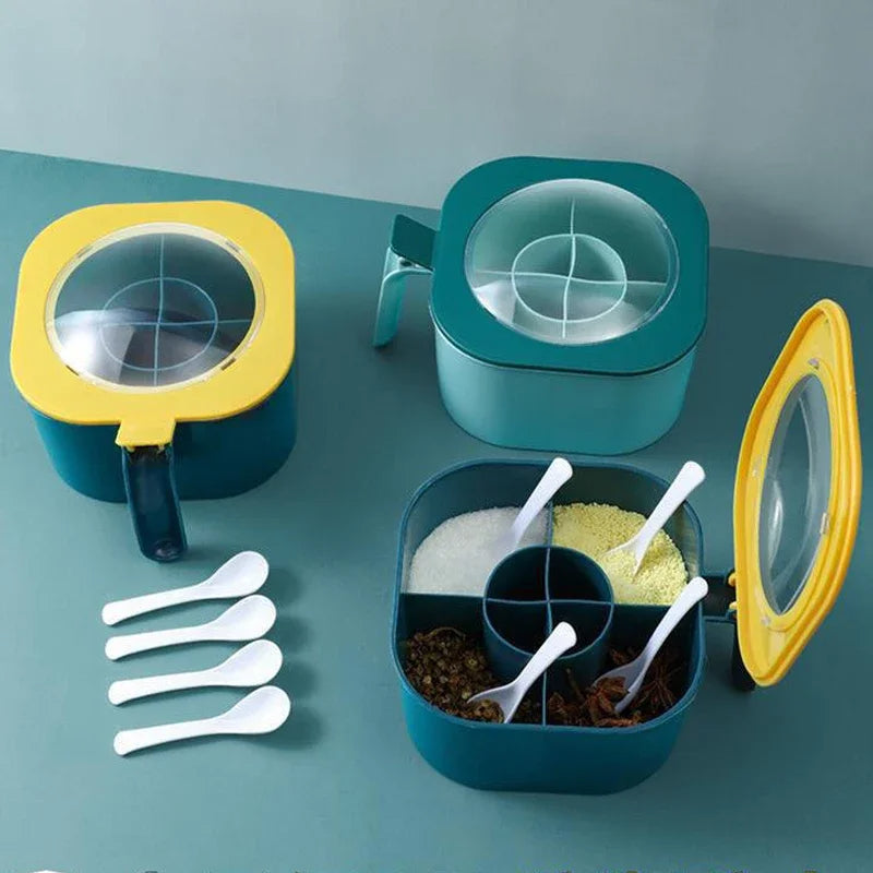 Multi-Compartment Seasoning Box